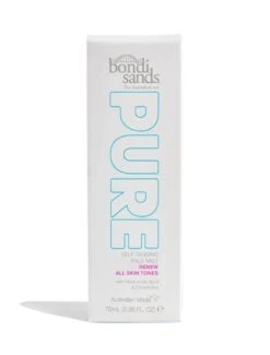 Pure Self Tanning Face Mist Renew -Cosméticos Ventas BONDISANDS PureRenewFaceMistPackagingFront