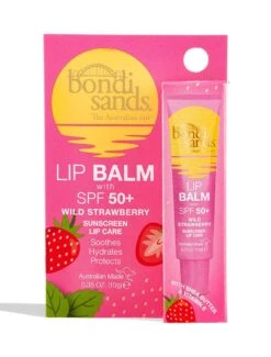 SPF 50+ Lip Balm Wild Strawberry -Cosméticos Ventas BONDISANDSLIPBALMSPF50WILDSTRAWBERRY 0641 2