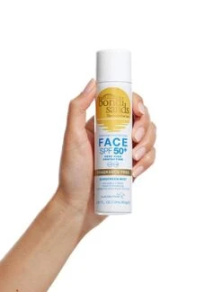 SPF 50+ Fragrance Free Sunscreen Face Mist -Cosméticos Ventas BONDISANDSSPF50 FRAGRANCEFREEFACEMIST UK 0401 1
