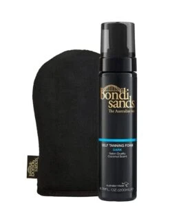 Self Tanning Foam Dark & Application Mitt Bundle