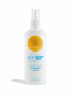 SPF 50+ Sunscreen Lotion Coconut Beach Scent