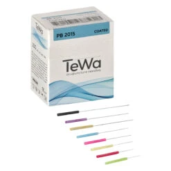 TeWa PB-Typo Agujas De Acupuntura Con Mango De Plástico