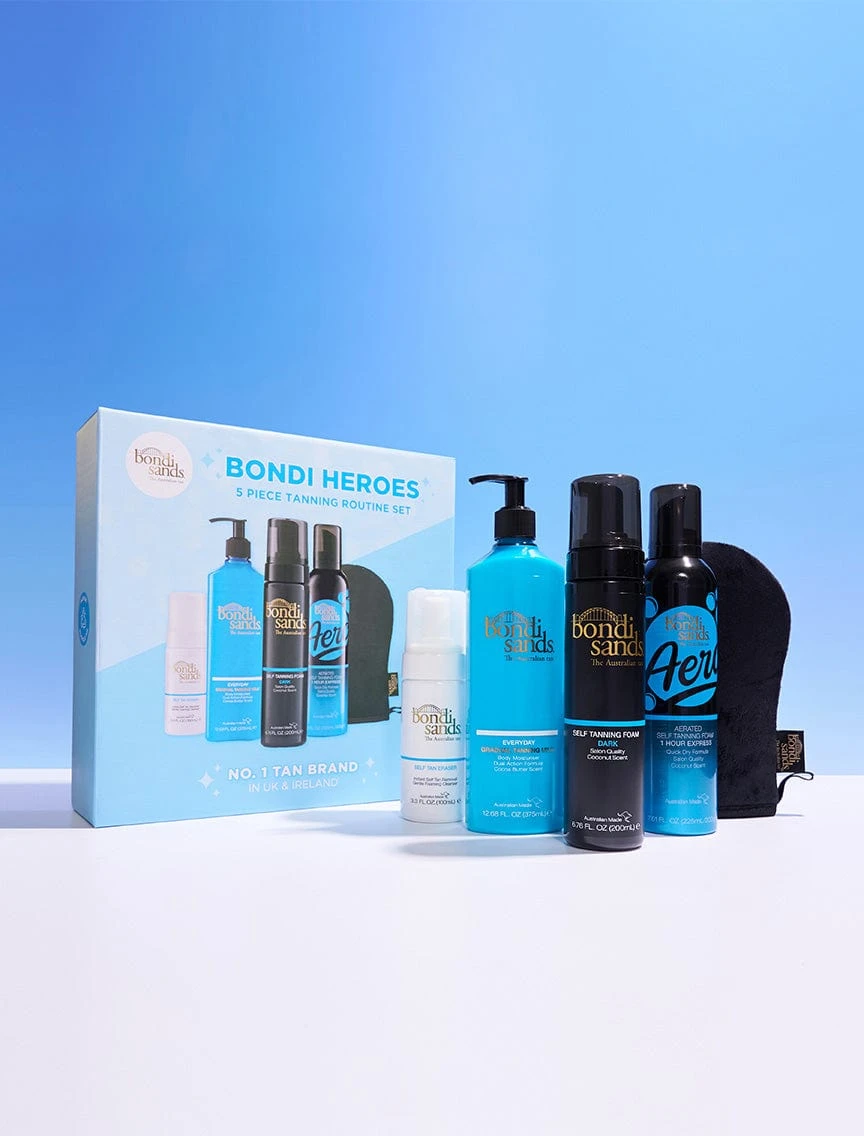 Bondi Heroes Tanning Routine 5-piece Gift Set 2 Bondi Heroes Tanning Routine 5-piece Gift Set - Imagen 2