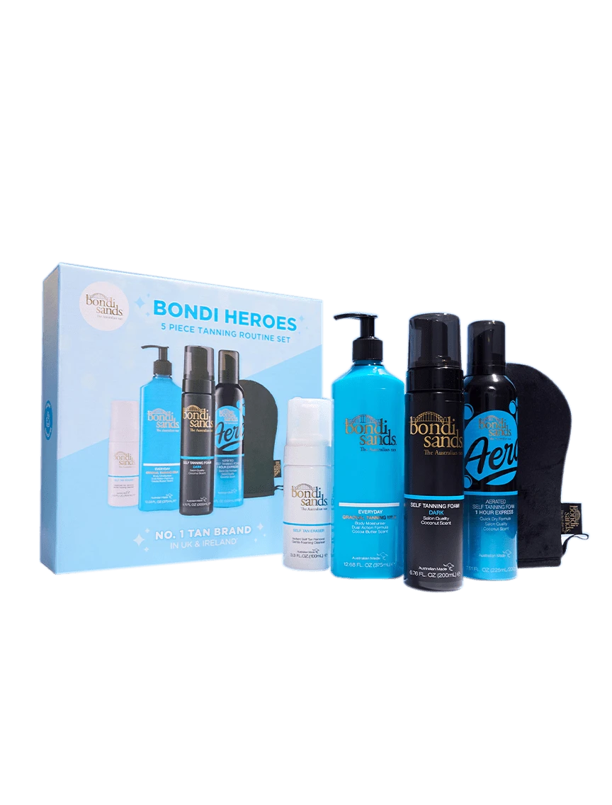 Bondi Heroes Tanning Routine 5-piece Gift Set 1 Bondi Heroes Tanning Routine 5-piece Gift Set