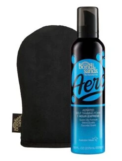 Aero Self Tanning Foam 1 Hour Express & Application Mitt Bundle